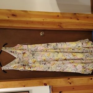 Joan Vass Sz 10 Floral Dress
